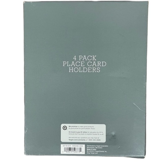 Threshold Set of 4 Snowflake Place Card Holders - Picture 4 of 5